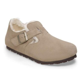 London Shearling suède leer