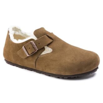 London Shearling suède leer