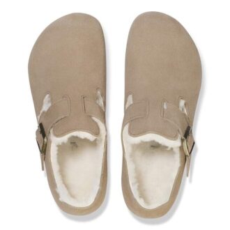 London Shearling suède leer