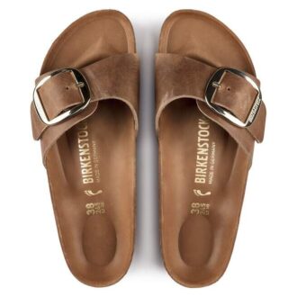 Madrid Big Buckle, natuurlijk geolied leer