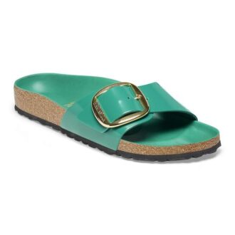 Madrid Big Buckle Natuurlijk leer Lak