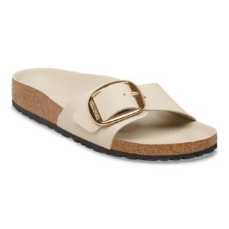 Madrid Big Buckle Natuurlijk leer Lak