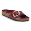 Madrid Big Buckle Natuurlijk leer Lak
