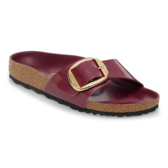 Madrid Big Buckle Natuurlijk leer Lak