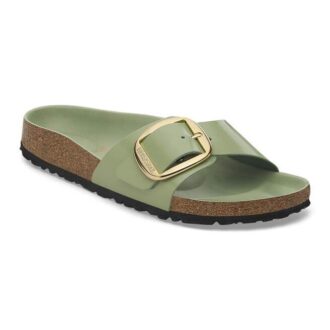 Madrid Big Buckle Natuurlijk leer Lak