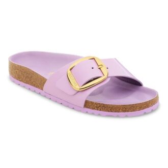 Madrid Big Buckle Natuurlijk leer Lak