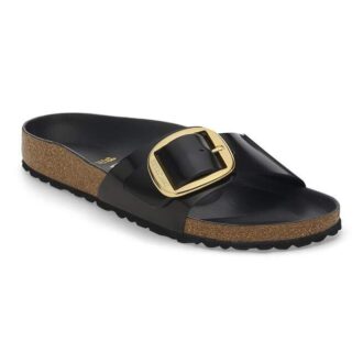 Madrid Big Buckle Natuurlijk leer Lak