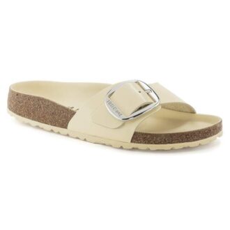Madrid Big Buckle Natuurlijk leer Lak