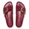 Madrid Big Buckle Natuurlijk leer Lak
