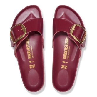 Madrid Big Buckle Natuurlijk leer Lak