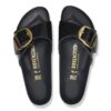 Madrid Big Buckle Natuurlijk leer Lak