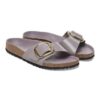 Madrid Big Buckle Natuurlijk leer Lak