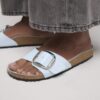 Madrid Big Buckle Natuurlijk leer Lak