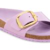 Madrid Big Buckle Natuurlijk leer Lak