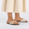 Madrid Big Buckle Natuurlijk leer Lak