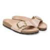 Madrid Big Buckle Natuurlijk leer Lak
