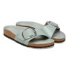 Madrid Big Buckle Natuurlijk leer Lak
