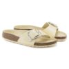Madrid Big Buckle Natuurlijk leer Lak