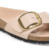 Madrid Big Buckle Natuurlijk leer Lak