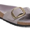 Madrid Big Buckle Natuurlijk leer Lak