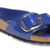 Madrid Big Buckle Natuurlijk leer Lak