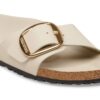 Madrid Big Buckle Natuurlijk leer Lak