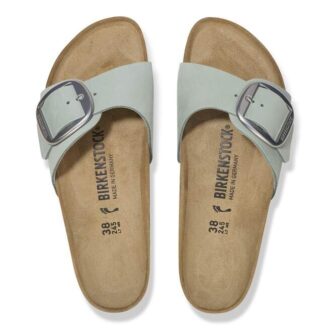 Madrid Big Buckle Nubuckleer Pure Sage
