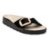 Madrid Big Buckle Pearl Natuurlijk leer Lak