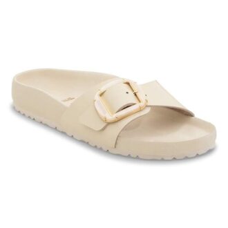 Madrid Big Buckle Pearl Natuurlijk leer Lak