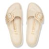 Madrid Big Buckle Pearl Natuurlijk leer Lak