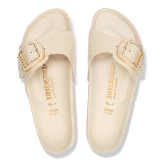 Madrid Big Buckle Pearl Natuurlijk leer Lak