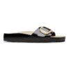 Madrid Big Buckle Pearl Natuurlijk leer Lak
