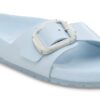 Madrid Big Buckle Pearl Natuurlijk leer Lak