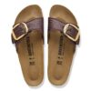 Madrid Big Buckle raffia-textiel Madrid Big Buckle raffia-textiel