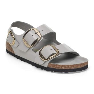 Milano Big Buckle Natuurlijk leer Lak
