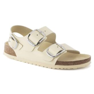 Milano Big Buckle Natuurlijk leer Lak