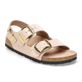 Milano Big Buckle Natuurlijk leer Lak