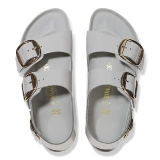 Milano Big Buckle Natuurlijk leer Lak