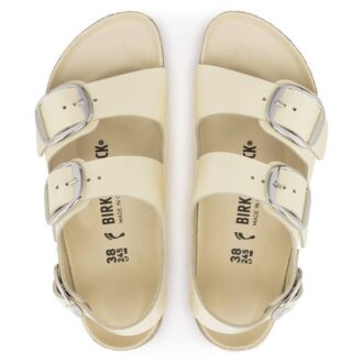 Milano Big Buckle Natuurlijk leer Lak