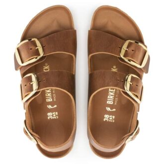 Milano Big Buckle Natuurlijk Oliehoudend Leer