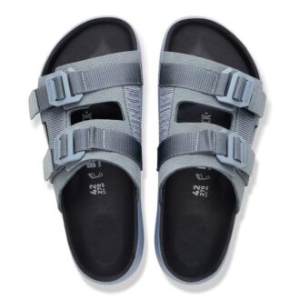 Shinjuku 2-riems sandal van natuurlijk leer en textiel
