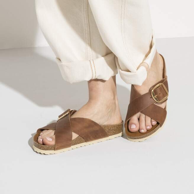 Siena met Big Buckle, natuurlijk geolied leer Siena met Big Buckle, natuurlijk geolied leer