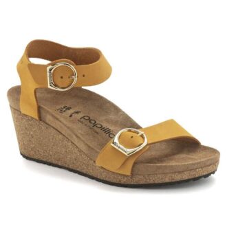 Soley Nubuckleer Apricot