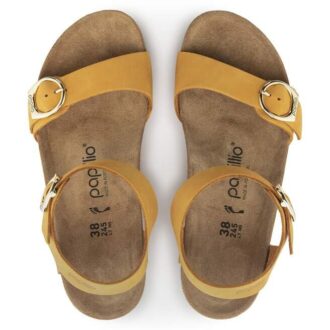 Soley Nubuckleer Apricot