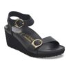 Soley Ring-Buckle Leer Zwart Soley Ring-Buckle Leer Zwart