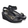 Soley Ring-Buckle Leer Zwart Soley Ring-Buckle Leer Zwart