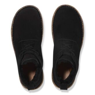 Uppsala Mid Shearling suède leer