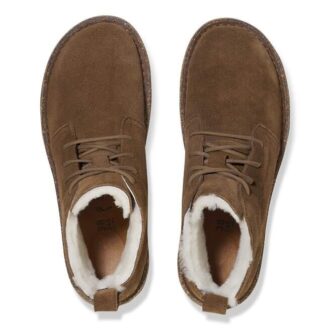 Uppsala Mid Shearling suède leer