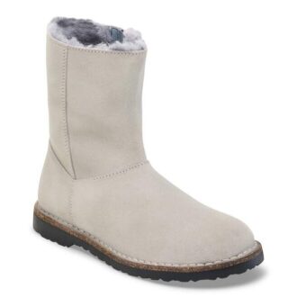 Uppsala Zip Shearling suède leer