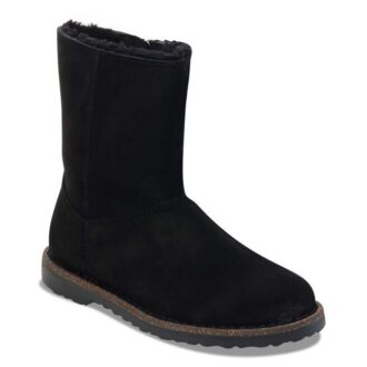Uppsala Zip Shearling suède leer